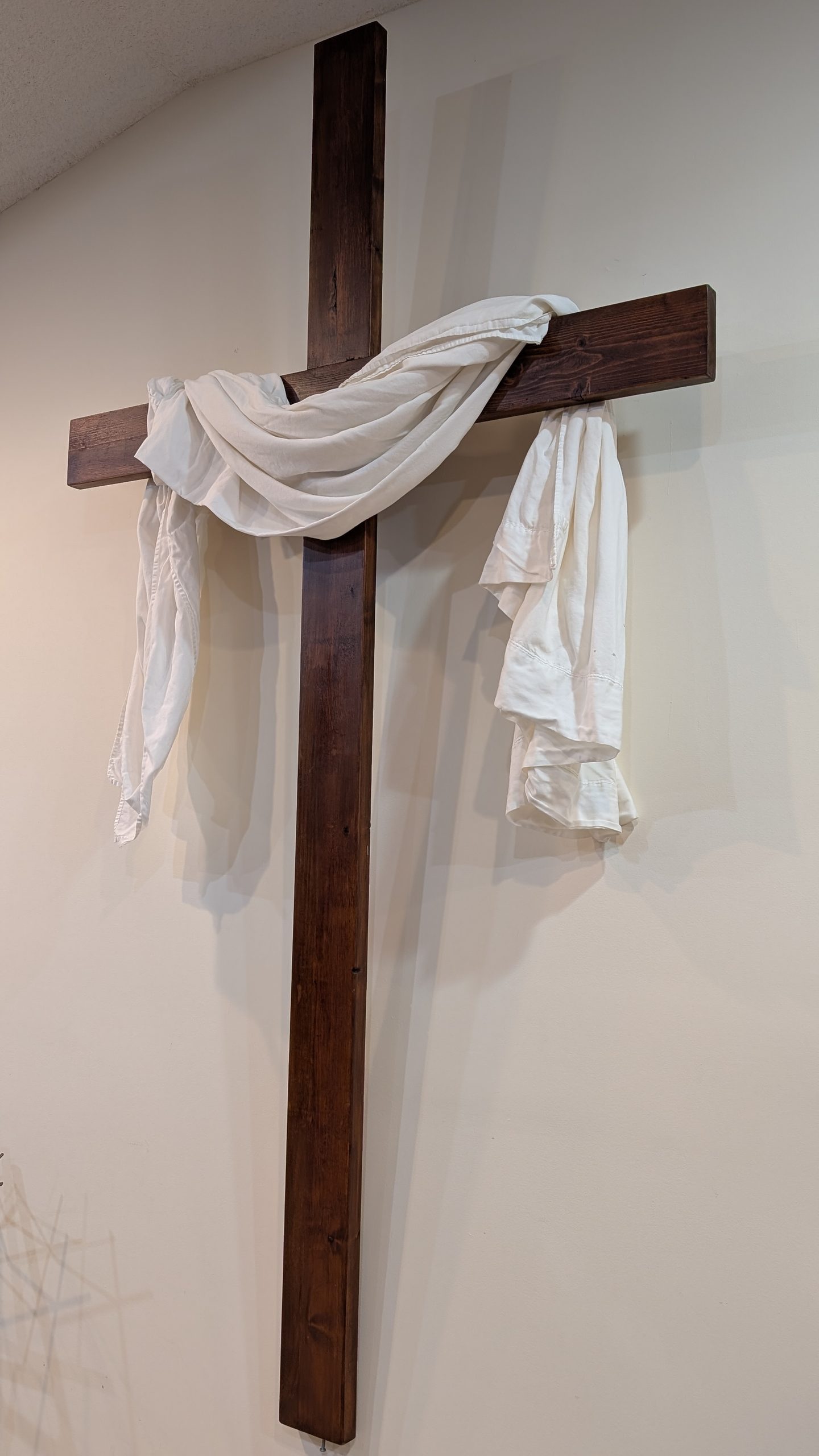 Cross inside Clayton First Assembly